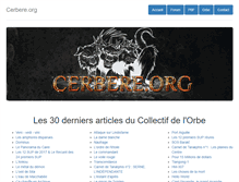 Tablet Screenshot of cerbere.org